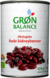 Červené fazole kidney ve slaném nálevu (konzerva) BIO 420 g (240 g) - GRON BALANCE